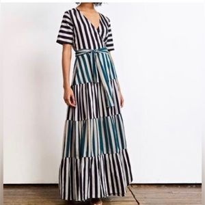 Gorgeous Ace&Jig Ellis Dress Chess Martinique Small wrap dress